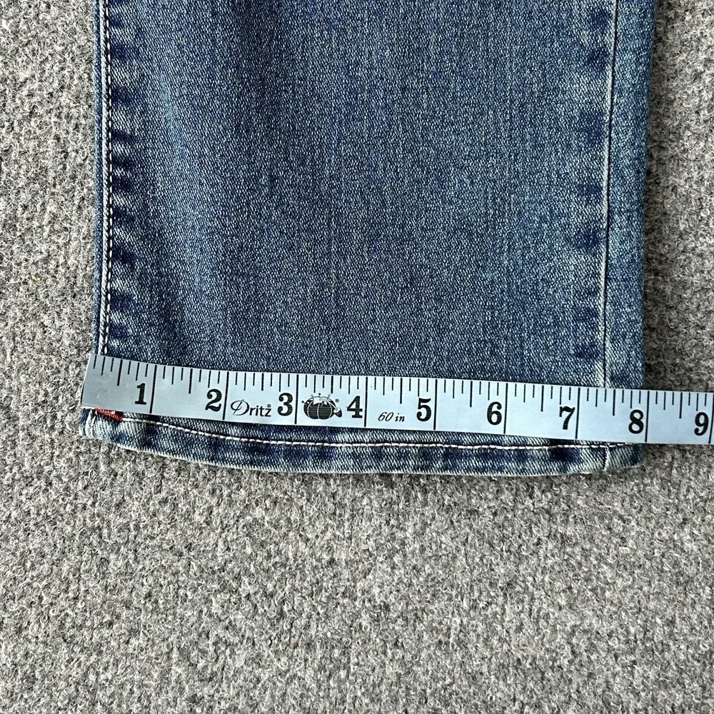 True‎ Religion Ricky Relaxed Straight Jeans Mens 32x34 Blue Medium Denim Wash